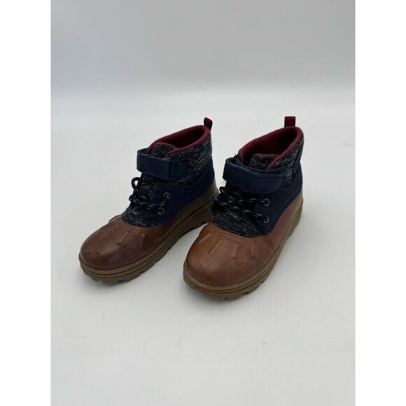 Carter's Baby Boy's Size 12M Waterproof Insulated Lug Sole Duck Boot Multicolor - Picture 2 of 6